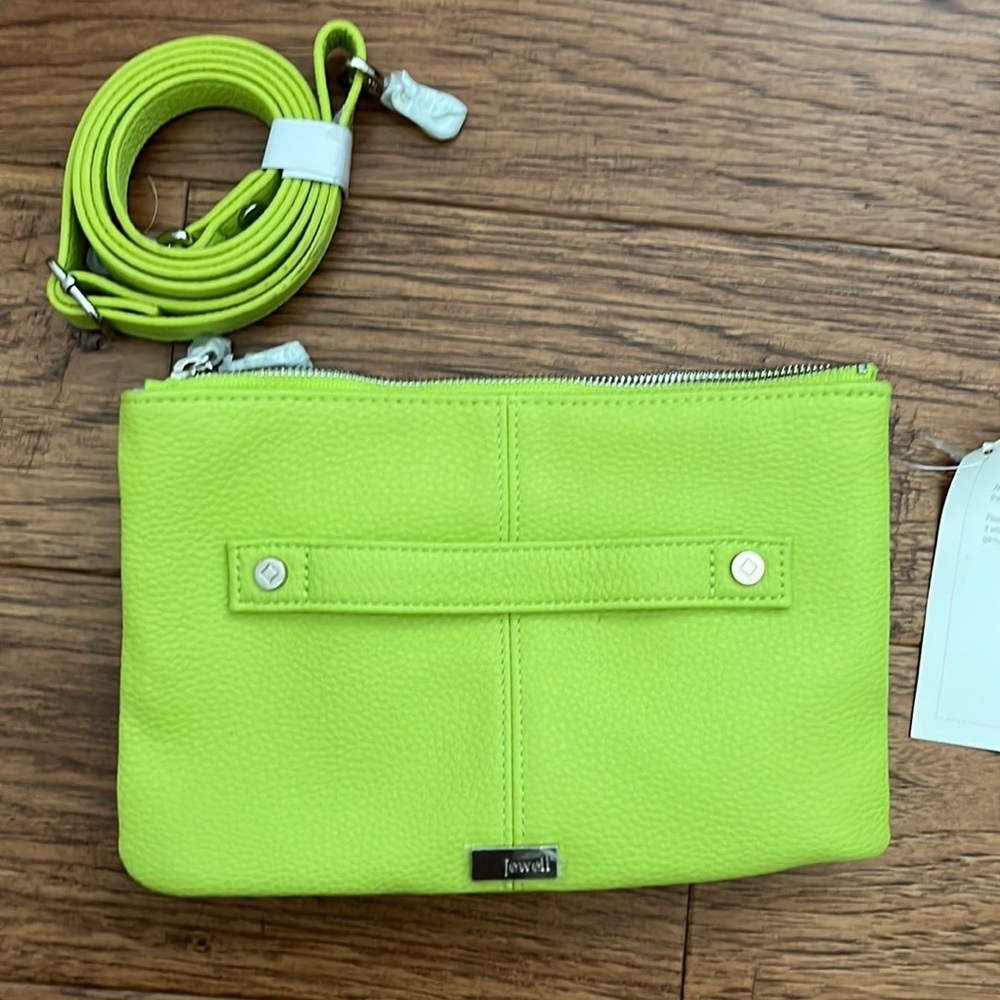 - Lime Green 31 purse. Can be a handbag or on the shoulder bag or cross body